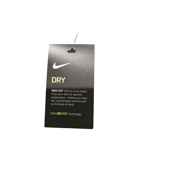 Nike Womens Dri-FIT Running Top Slim Fit Grey Short Sleeve Shirt AT0576-060 L - Picture 2 of 6